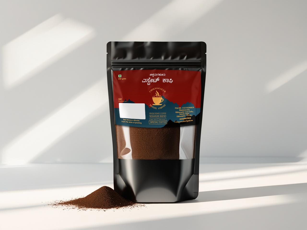 Chikmagalur Estate coffee Signature Blend – Dark Roast